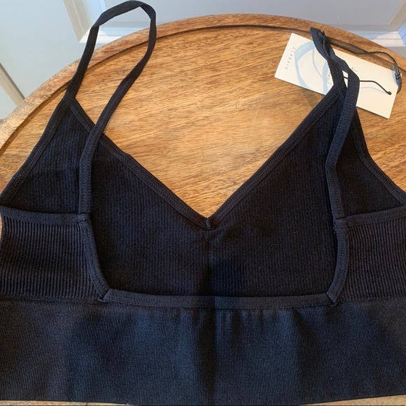 Bralette Open Back Tank Top Seamless Wireless Bra - Picture 7 of 8